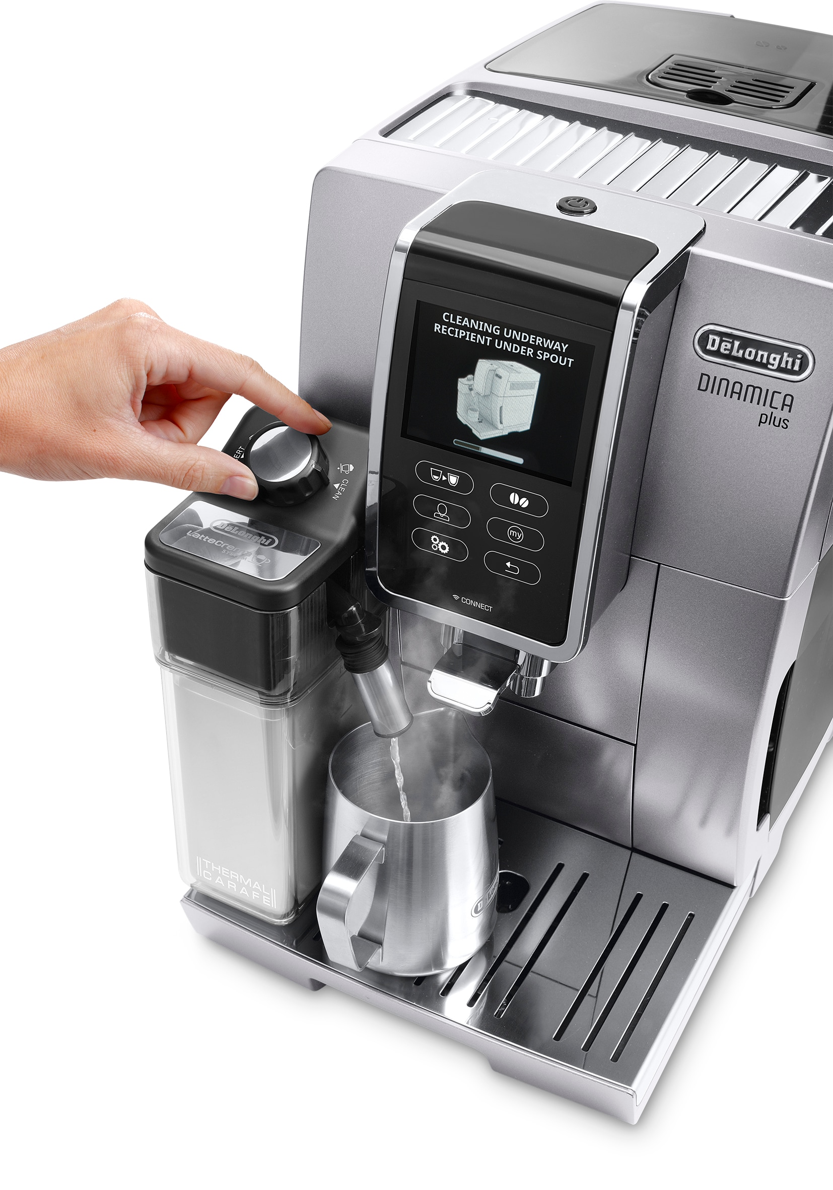 DeLonghi ECAM 370.95.T Dinamica Plus Kaffeevollautomat Titan