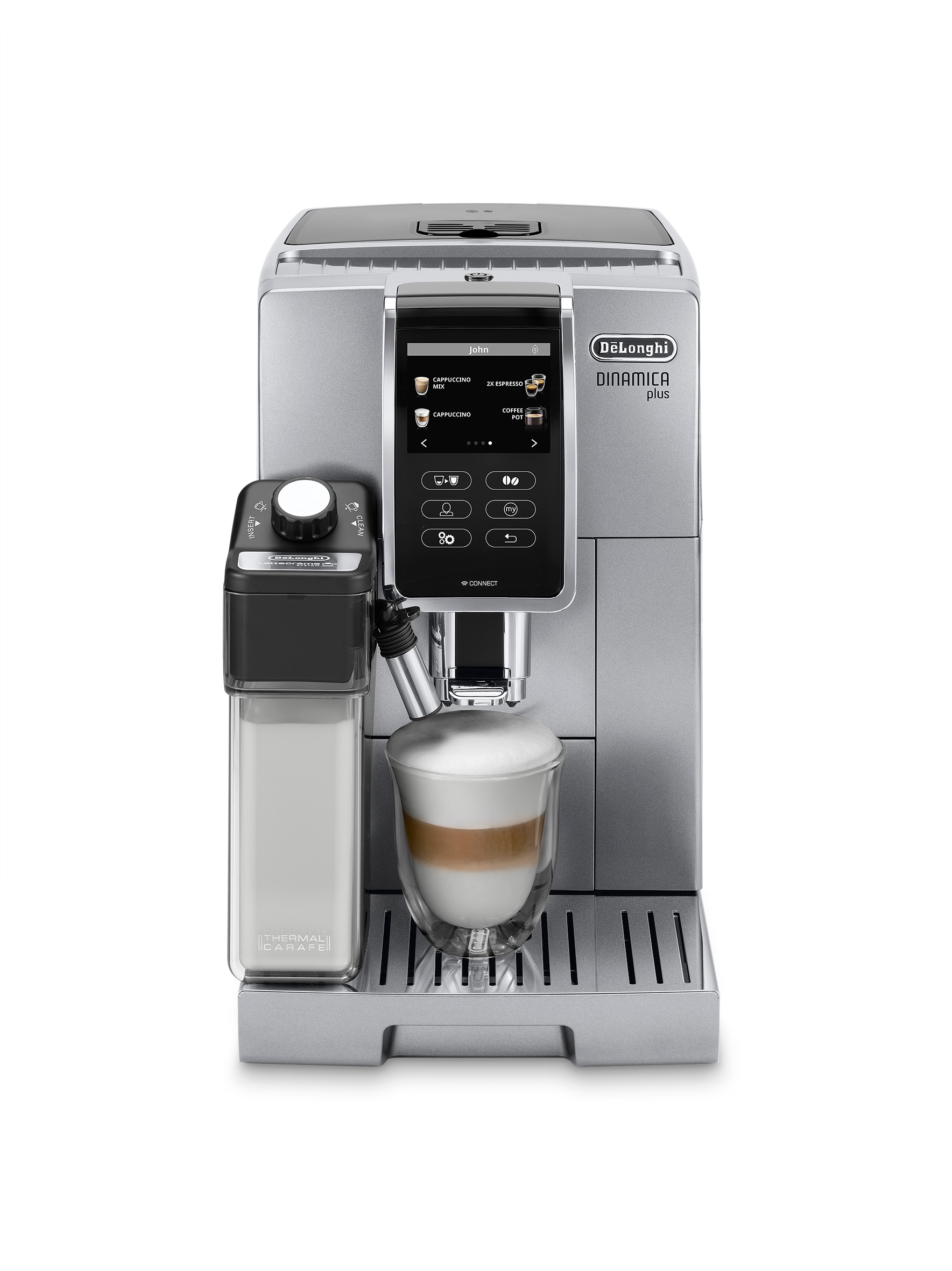 DeLonghi ECAM 370.95.T Dinamica Plus Kaffeevollautomat Titan