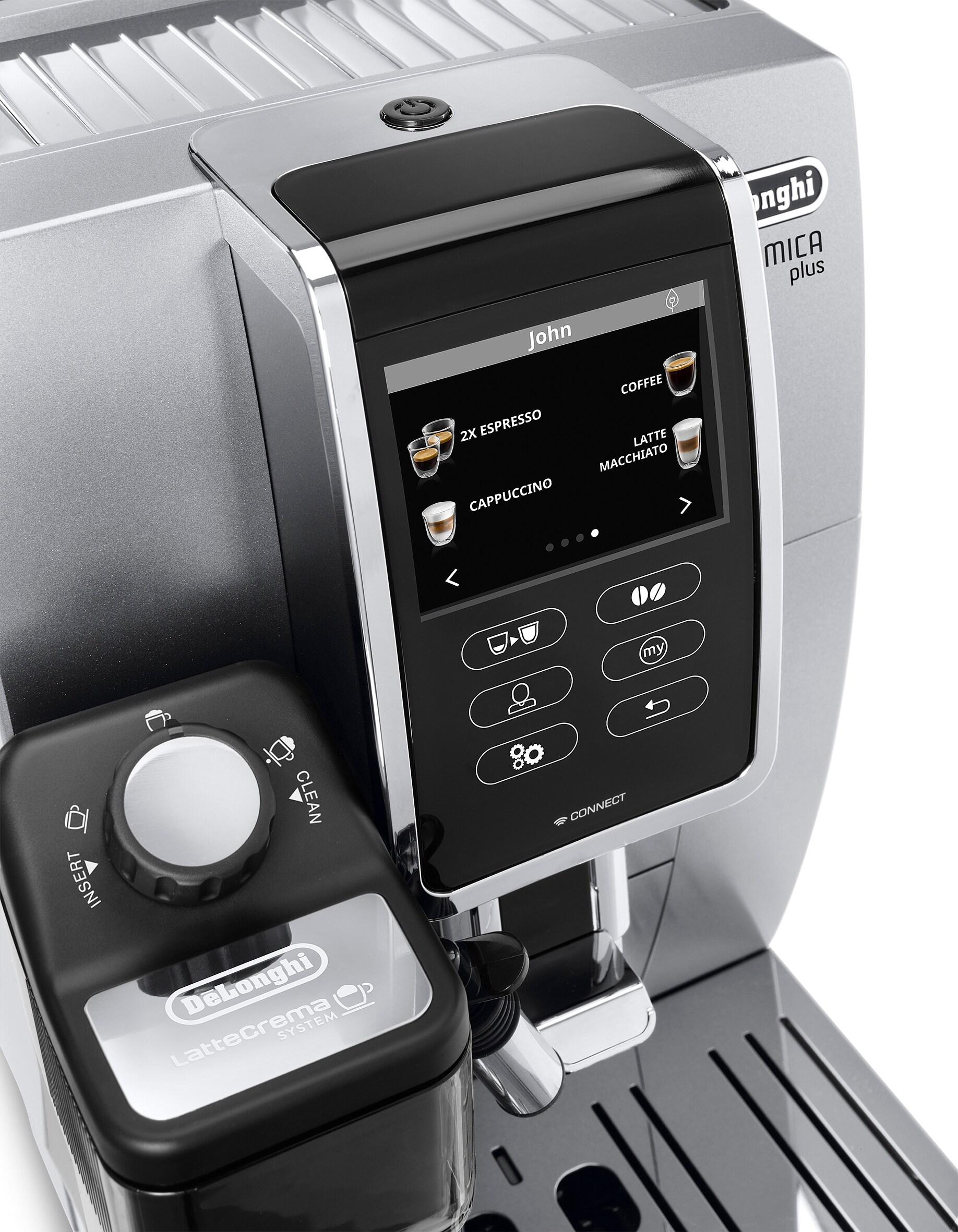 DeLonghi ECAM 370.95.T Dinamica Plus Kaffeevollautomat Titan