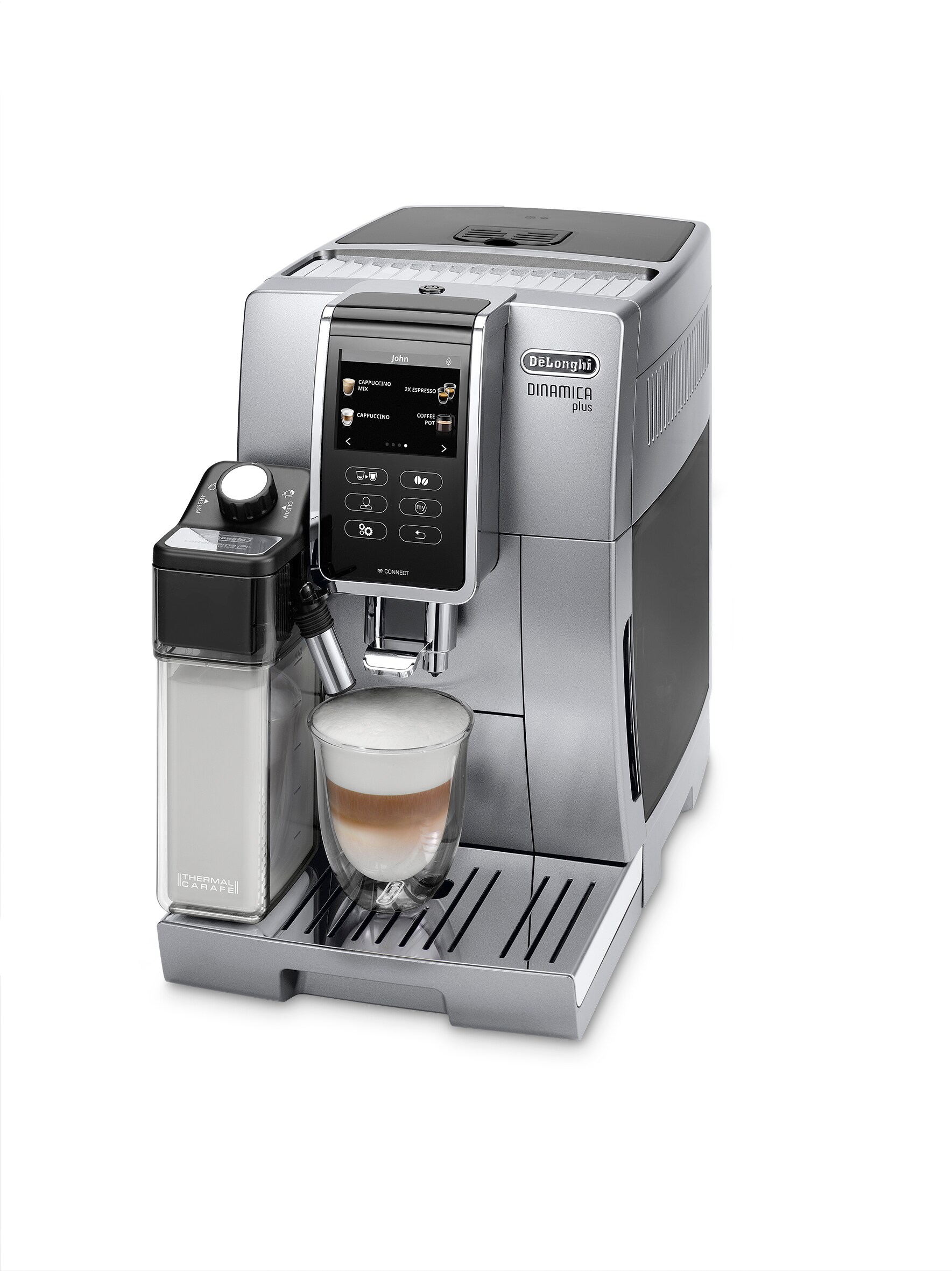 DeLonghi ECAM 370.95.T Dinamica Plus Kaffeevollautomat Titan