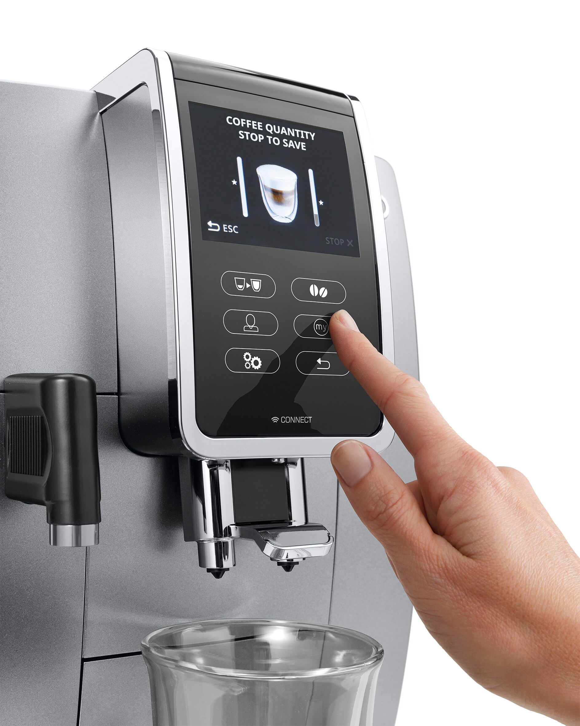 DeLonghi ECAM 370.95.T Dinamica Plus Kaffeevollautomat Titan