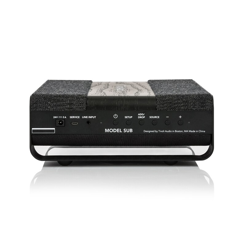 Tivoli Audio Model Sub WiFi Subwoofer schwarz/schwarz