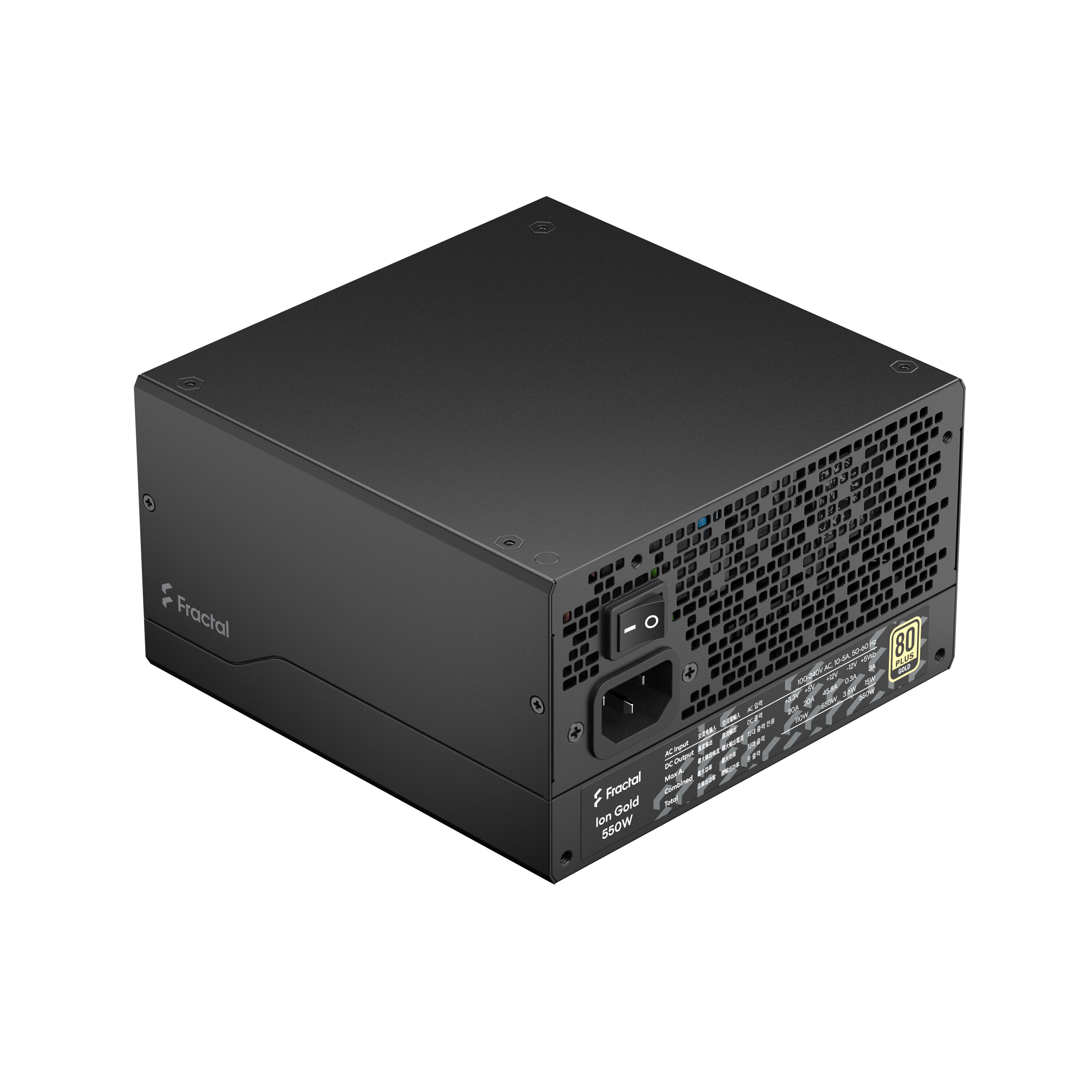 Fractal Design Ion Gold 550 Watt Netzteil ATX 2.52