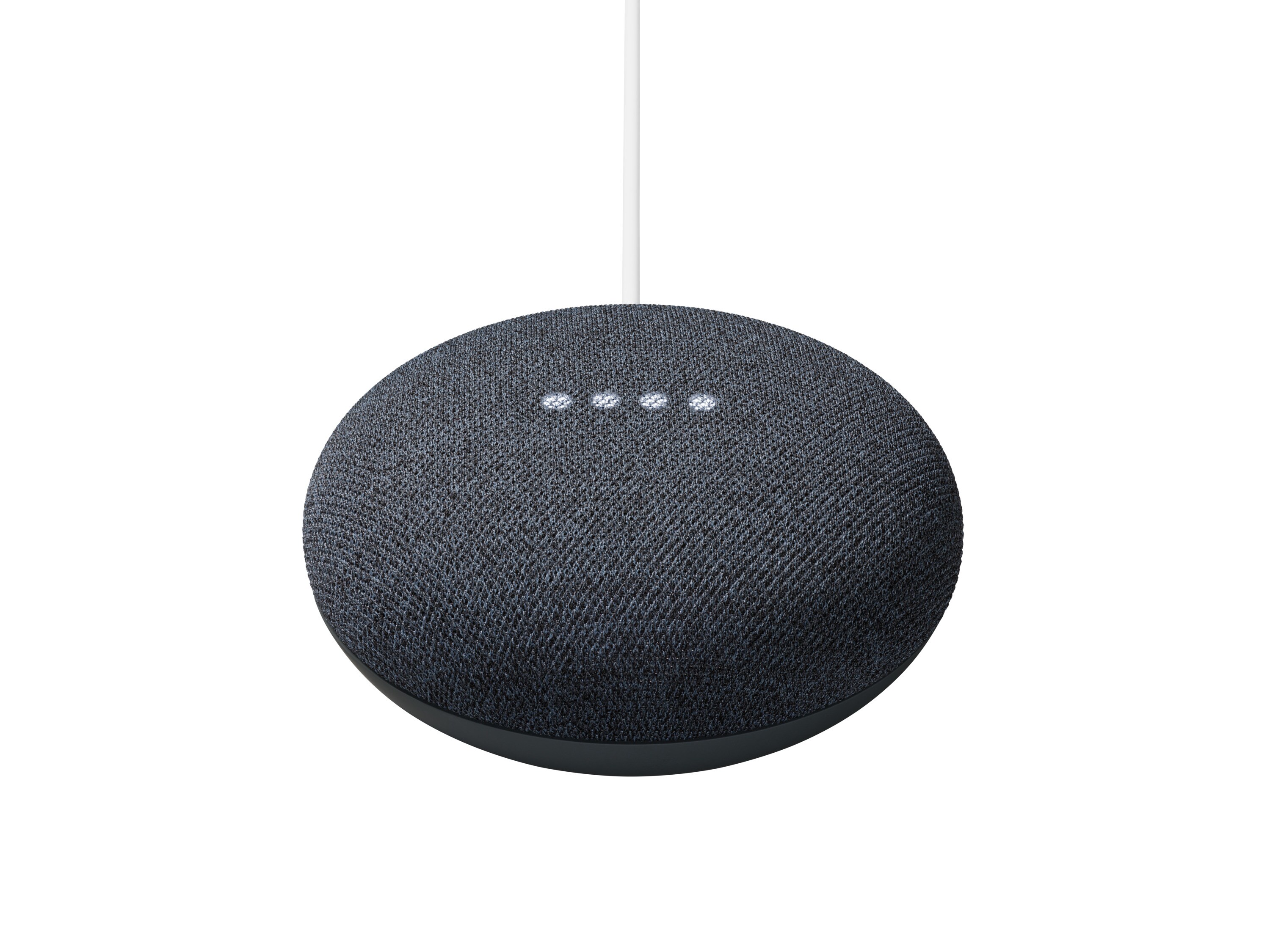 Google Nest Mini Karbon - Smarter Lautsprecher mit Sprachsteuerung