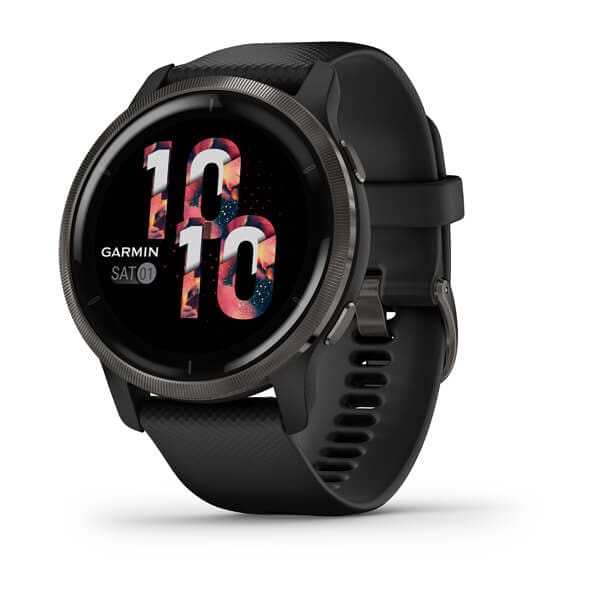 Garmin Venu 2 GPS-Multisportuhr Schwarz/Schiefergrau