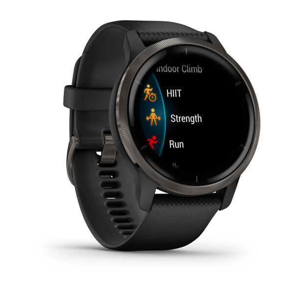 Garmin Venu 2 GPS-Multisportuhr Schwarz/Schiefergrau