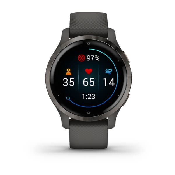 Garmin Venu 2S GPS-Multisportuhr Schiefergrau Smartwatch