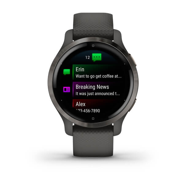 Garmin Venu 2S GPS-Multisportuhr Schiefergrau Smartwatch