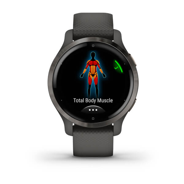 Garmin Venu 2S GPS-Multisportuhr Schiefergrau Smartwatch