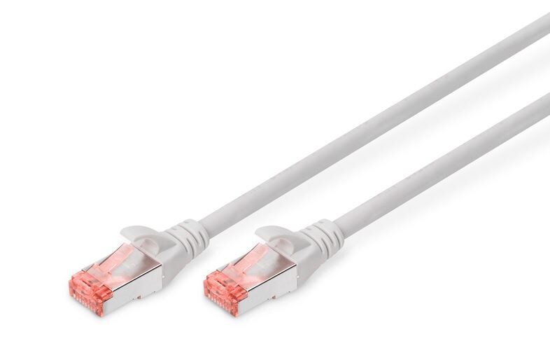 Patch Netzwerkkabel RJ45 CAT6 2m S-FTP LSOH grau