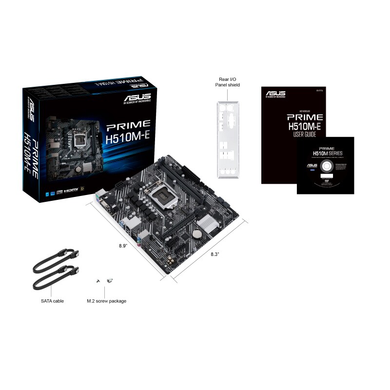 ASUS Prime H510M-E mATX Mainboard Sockel 1200 M.2/USB3.2/HDMI/DP/VGA