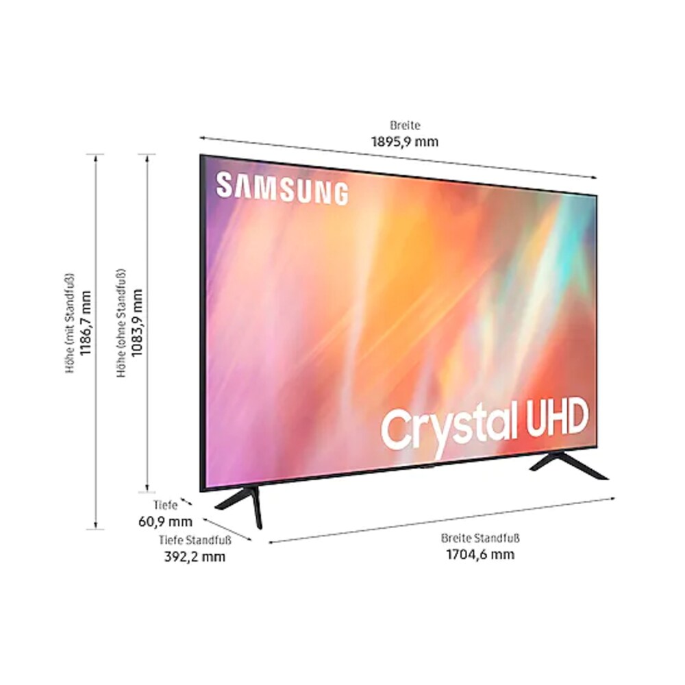 Samsung GU85AU7179 214cm 85" Crystal 4K UHD DVB-C/S2/T2 Smart TV