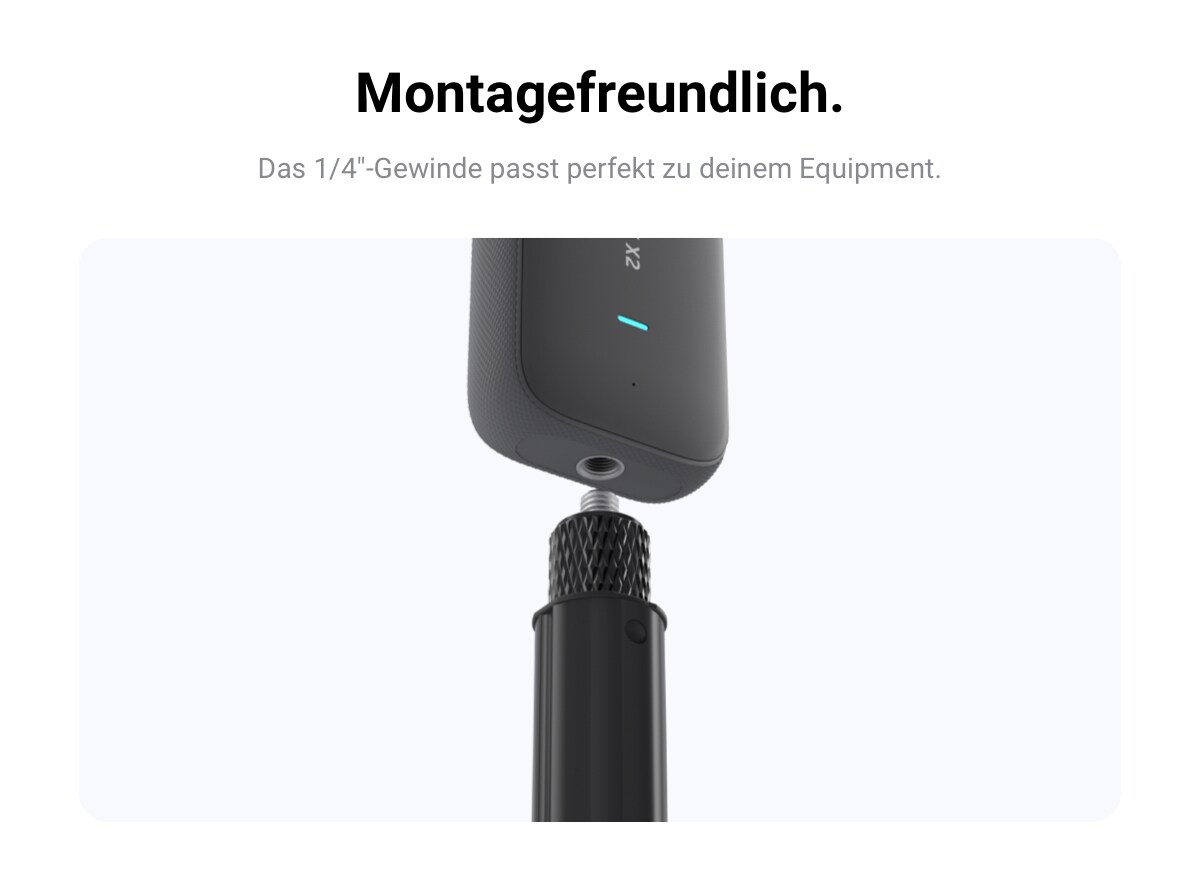 INSTA360 Unsichtbarer Selfiestick + Tripod