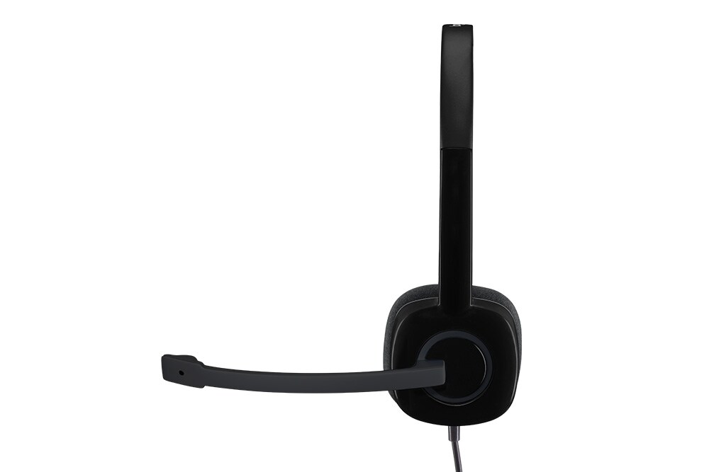 Logitech H151 Kabelgebundenes Beidseitiges Headset Stereo 3,5mm Klinke Schwarz