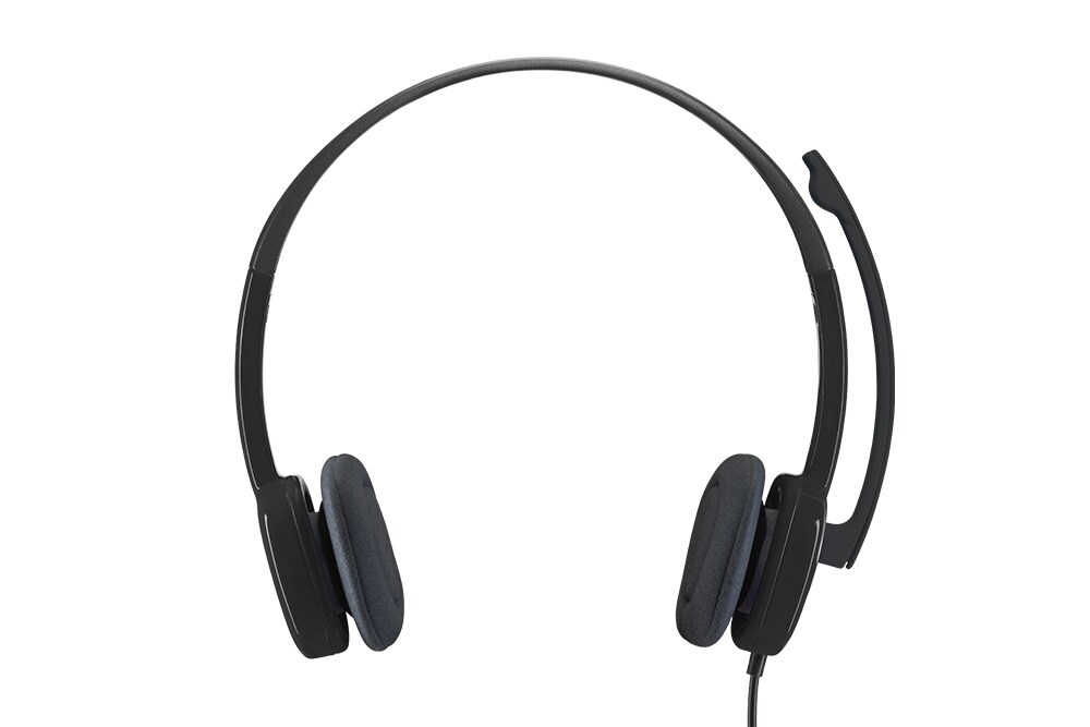 Logitech H151 Kabelgebundenes Beidseitiges Headset Stereo 3,5mm Klinke Schwarz