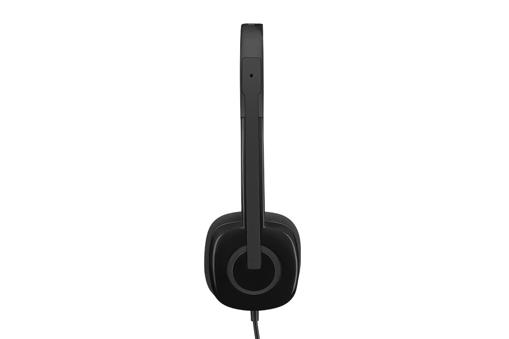 Logitech H151 Kabelgebundenes Beidseitiges Headset Stereo 3,5mm Klinke Schwarz