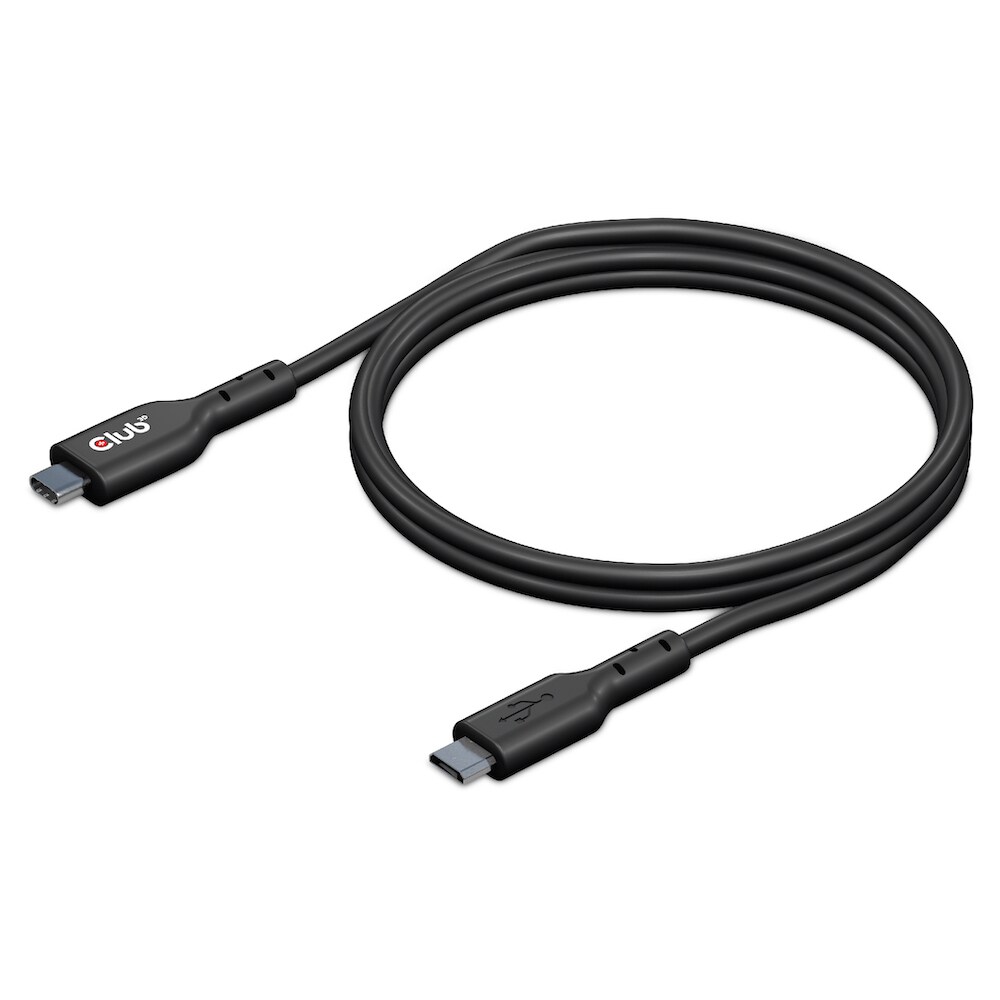 Club 3D USB 3.2 Gen1 Typ-C auf Micro USB Kabel 1m St./St. schwarz