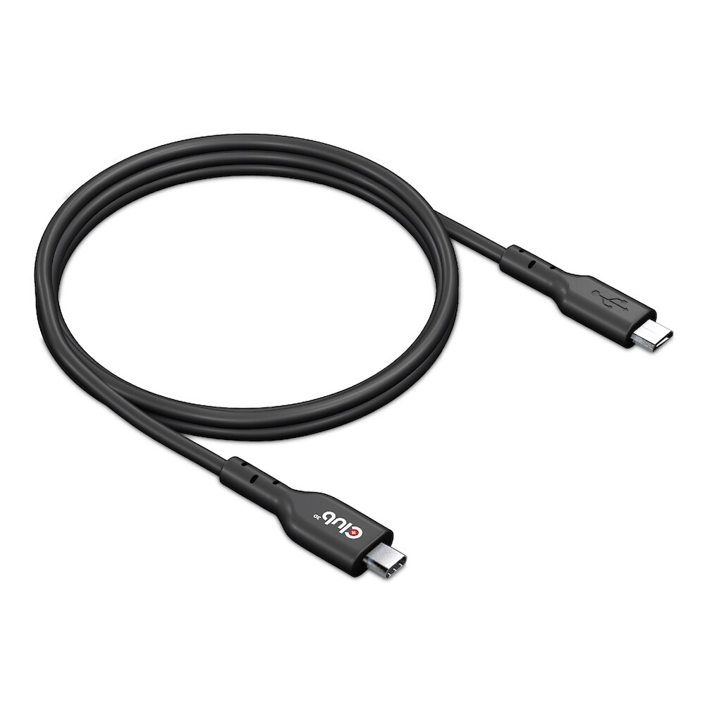 Club 3D USB 3.2 Gen1 Typ-C auf Micro USB Kabel 1m St./St. schwarz