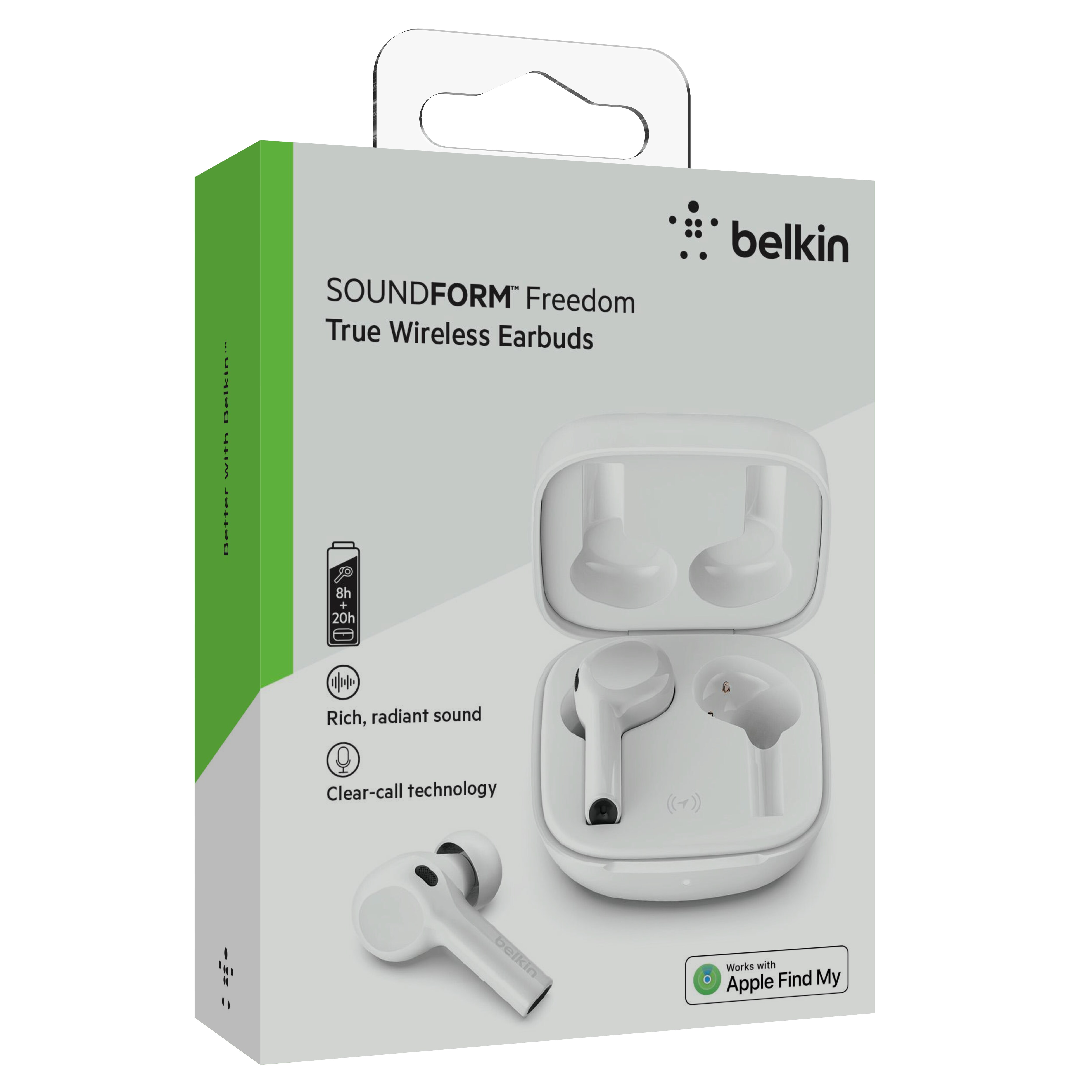 Belkin SOUNDFORM™ Freedom True Wireless In-Ear Kopfhörer weiß