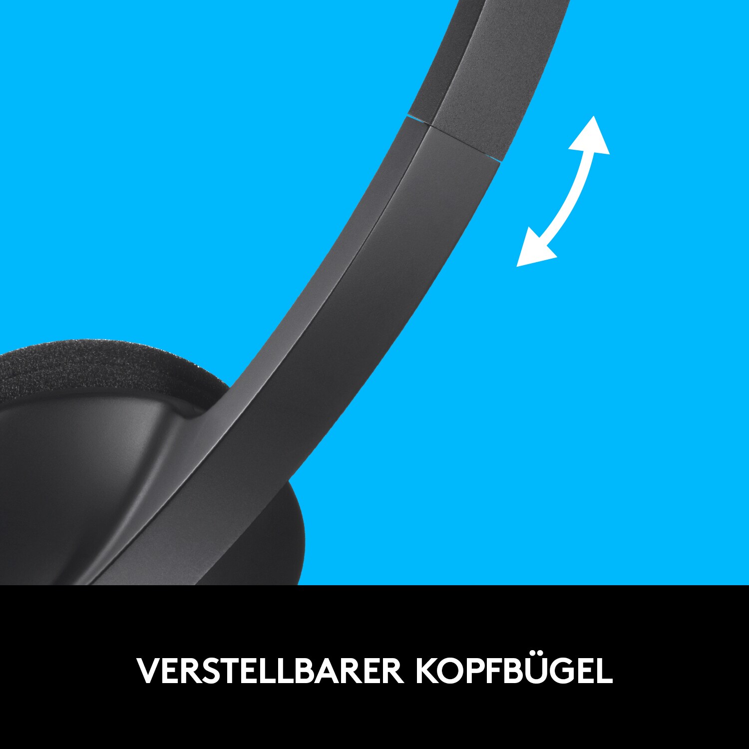 Logitech H340 Kabelgebundenes Beidseitiges Headset Stereo USB Schwarz