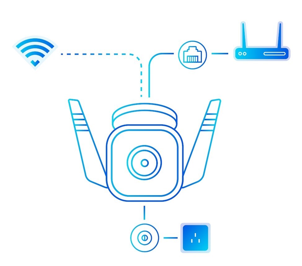 TP-LINK Tapo C310 - Netzwerk-Überwachungskamera - Farbe (Tag&amp;Nacht)