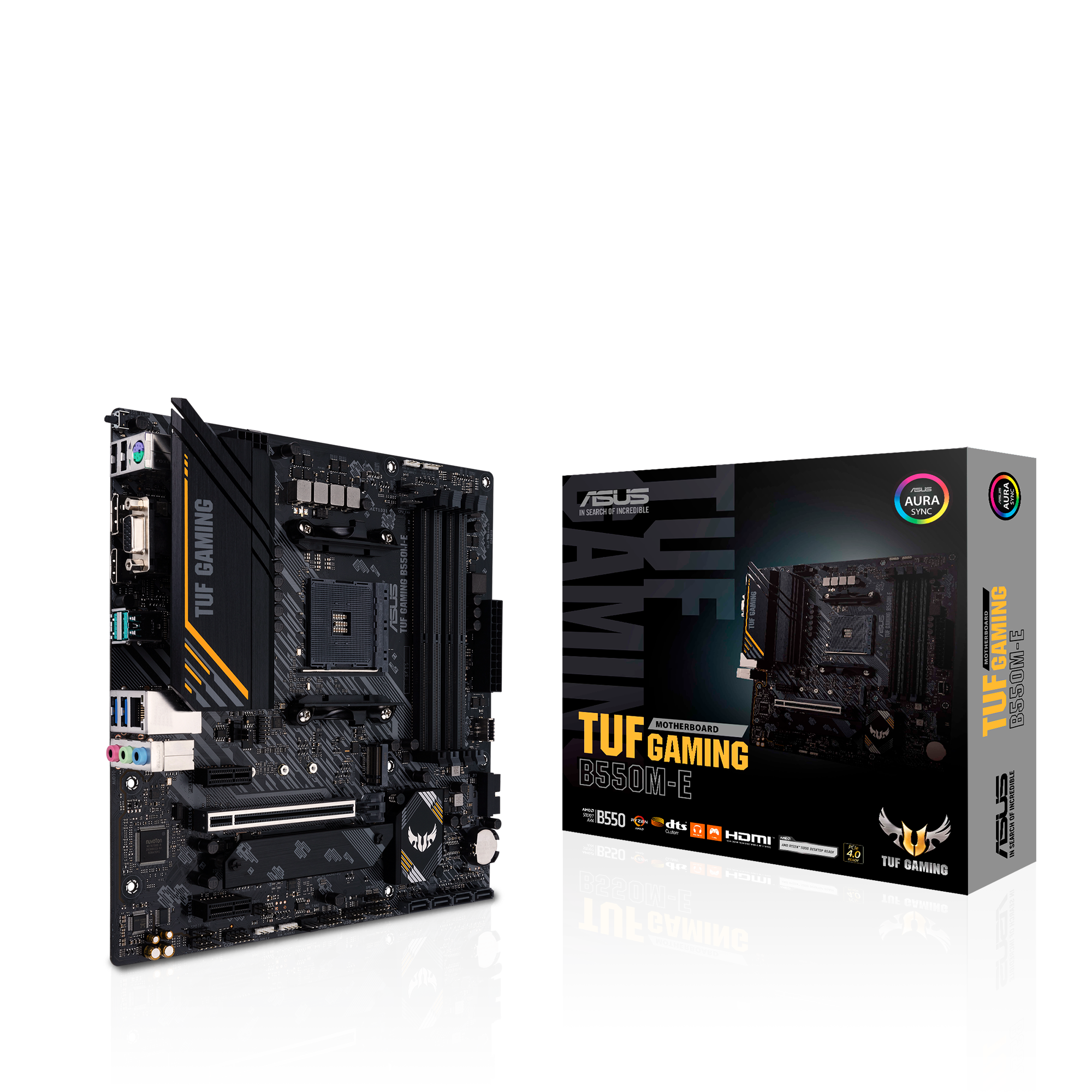 ASUS TUF Gaming B550M-E mATX Mainboard Sockel AM4 M2/USB3.2/HDMI/DP/VGA