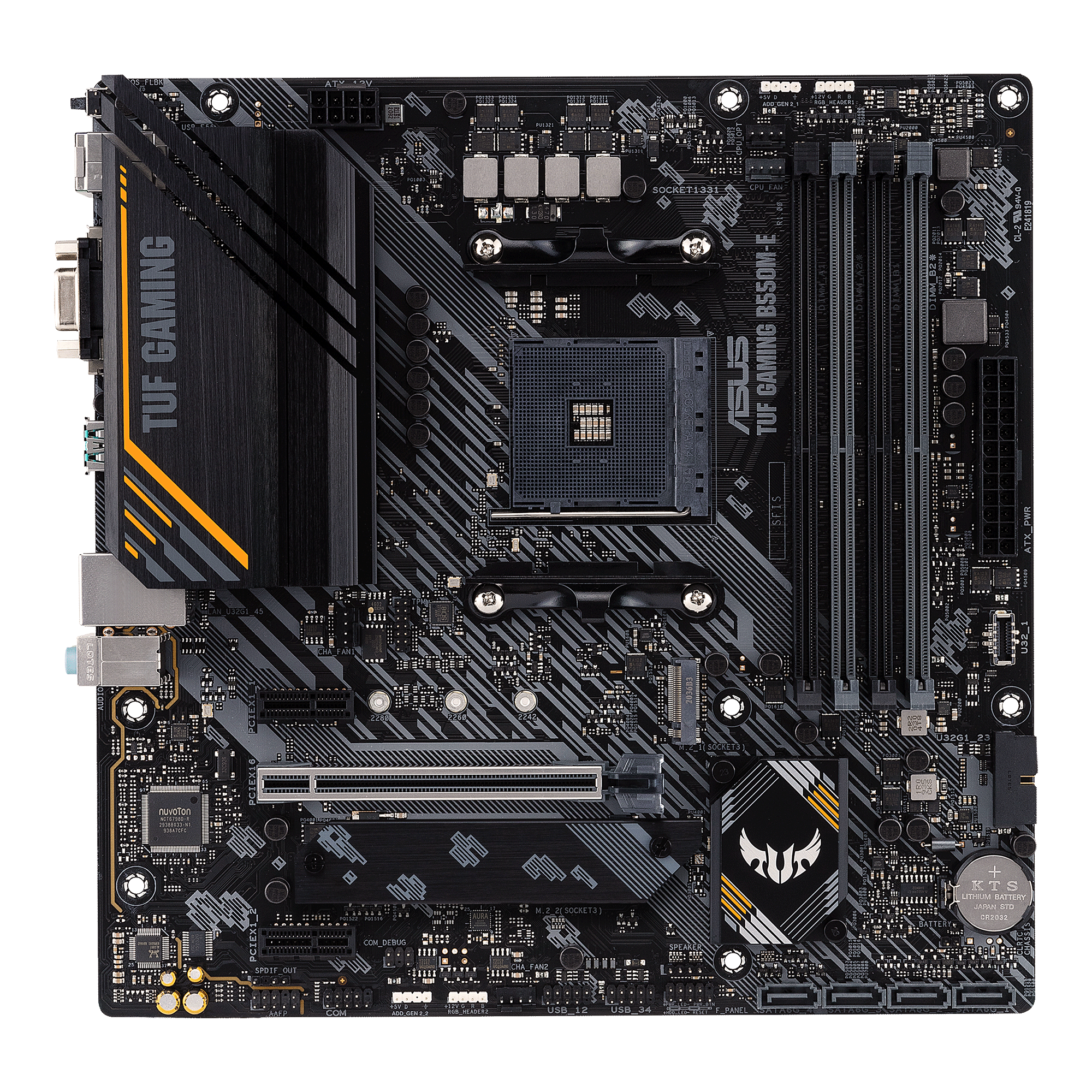 ASUS TUF Gaming B550M-E mATX Mainboard Sockel AM4 M2/USB3.2/HDMI/DP/VGA