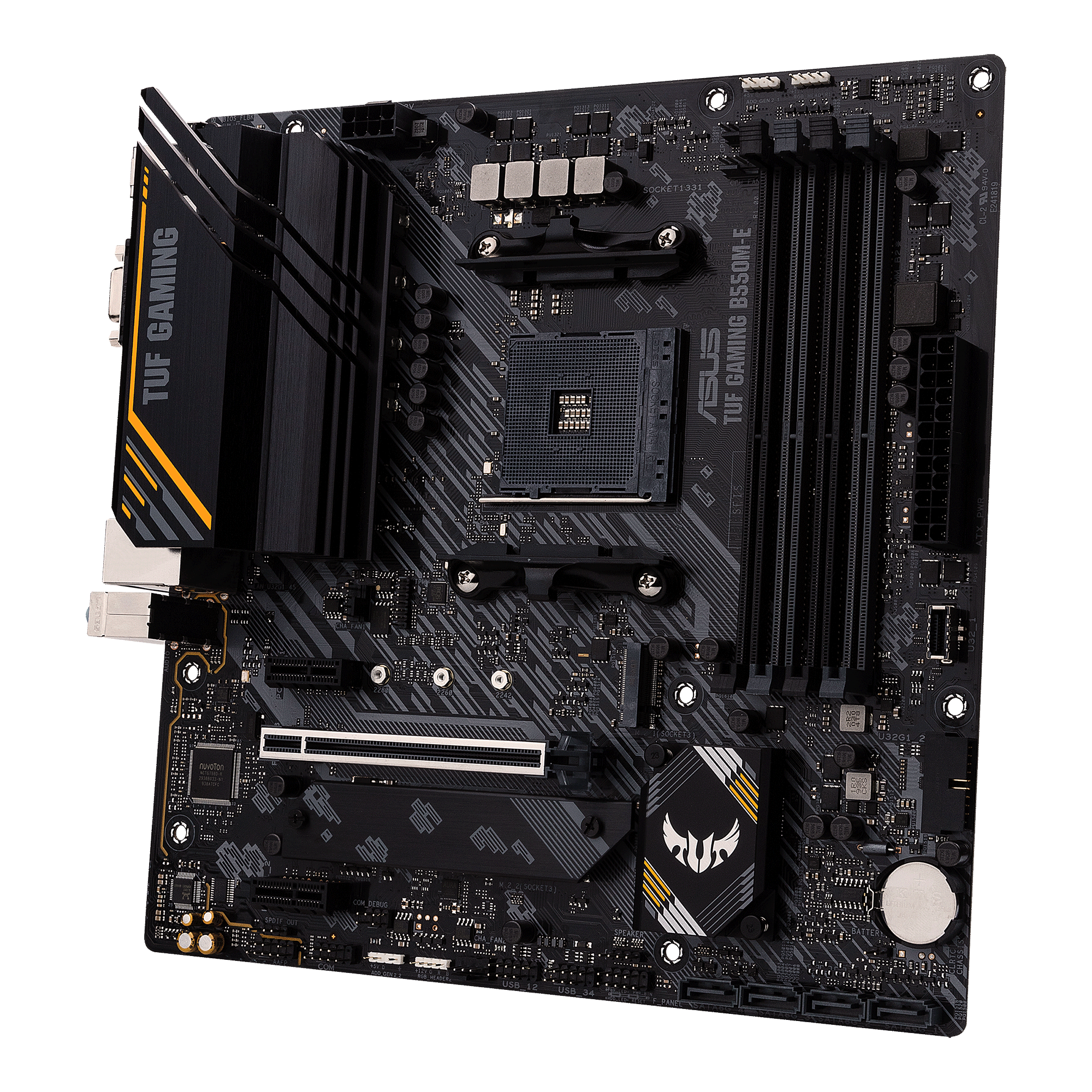 ASUS TUF Gaming B550M-E mATX Mainboard Sockel AM4 M2/USB3.2/HDMI/DP/VGA