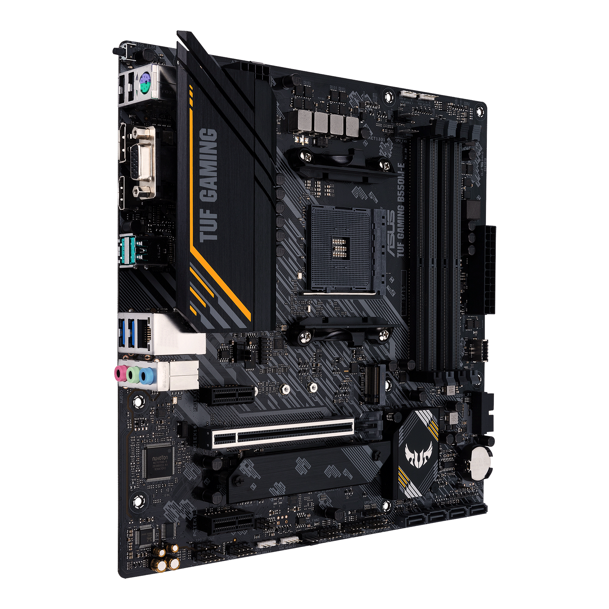 ASUS TUF Gaming B550M-E mATX Mainboard Sockel AM4 M2/USB3.2/HDMI/DP/VGA