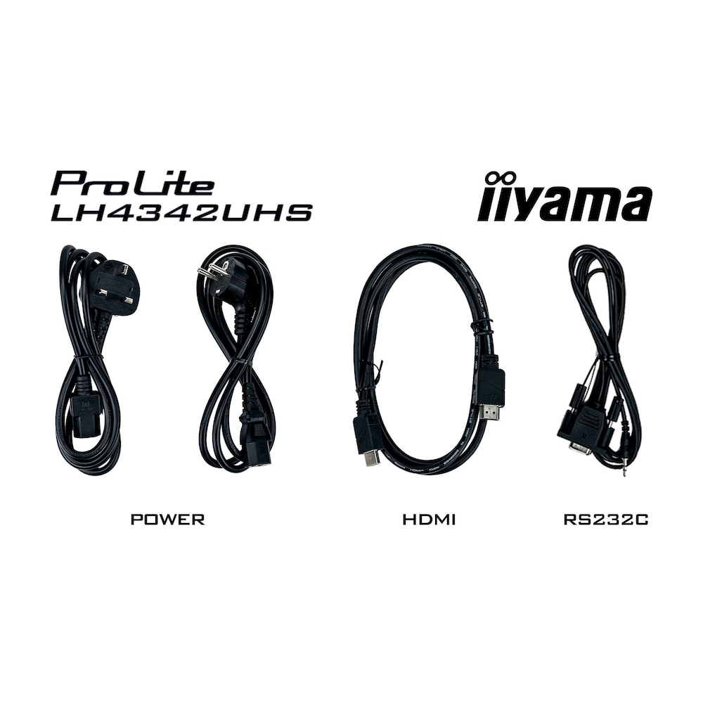 iiyama ProLite LH4342UHS-B3 108cm (42,5") 4K UHD Digital Signage Monitor DP/HMDI