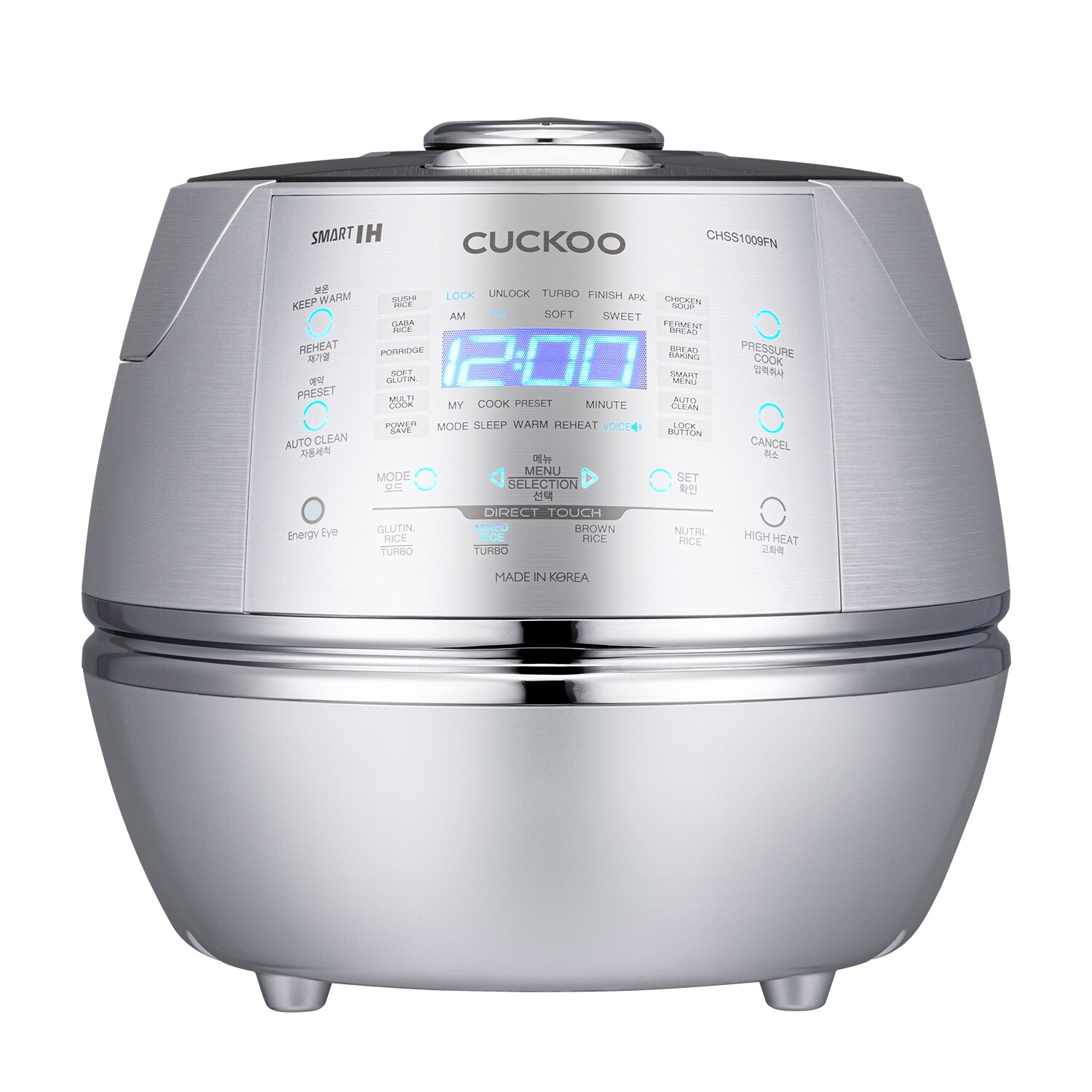 CUCKOO CRP-CHSS1009FN Reiskocher Induktion 1800ml, 10 Portionen