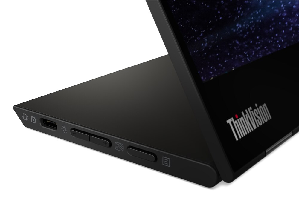 Lenovo ThinkVision M14T 35,6cm (14") Full HD tragbarer IPS Touch Monitor USB-C