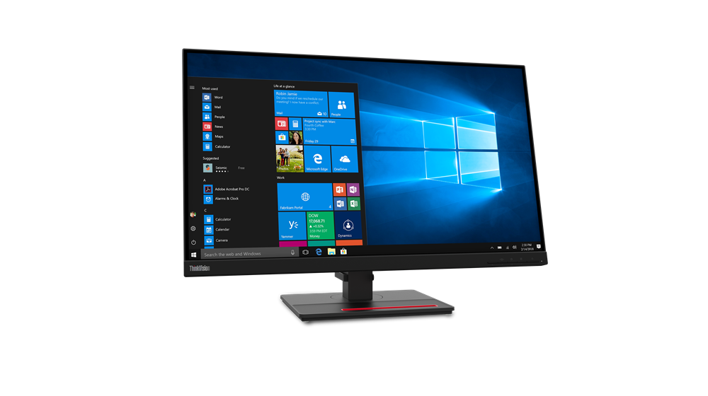 Lenovo ThinkVision T27h-2L 68,6cm (27") WQHD IPS Monitor HDMI/DP/USB-C HV Pivot