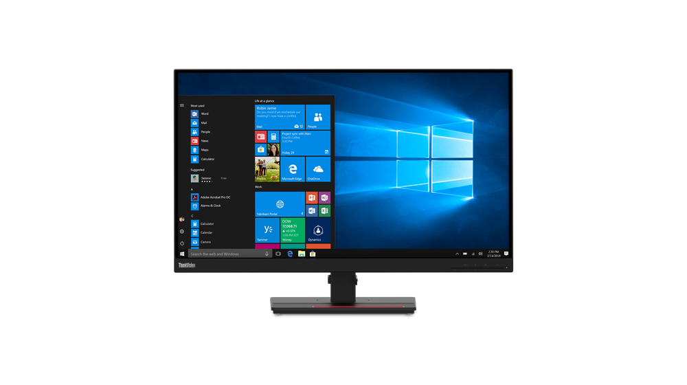 Lenovo ThinkVision T27h-2L 68,6cm (27") WQHD IPS Monitor HDMI/DP/USB-C HV Pivot