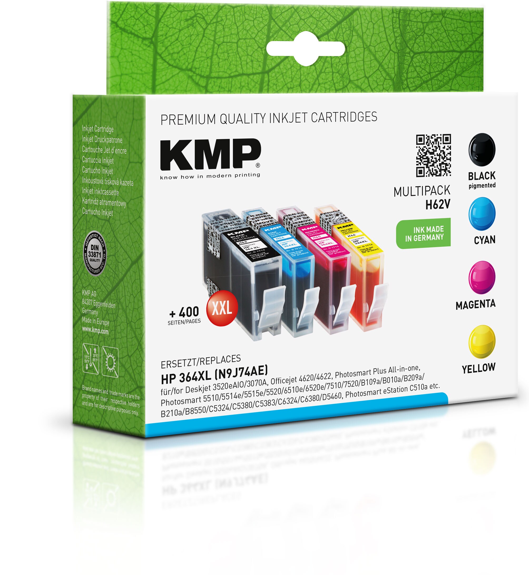 KMP Tintenpatronen Multipack ersetzt HP 364XL (N9J74AE)