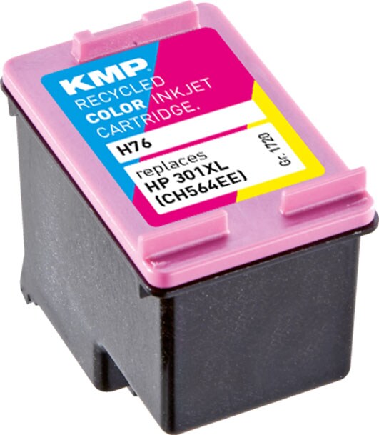 KMP Tintenpatrone Farbig ersetzt HP 301XL (CH564EE)