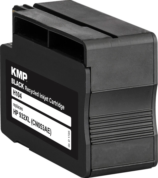 KMP Tintenpatrone Schwarz ersetzt HP 932XL (CN053AE)