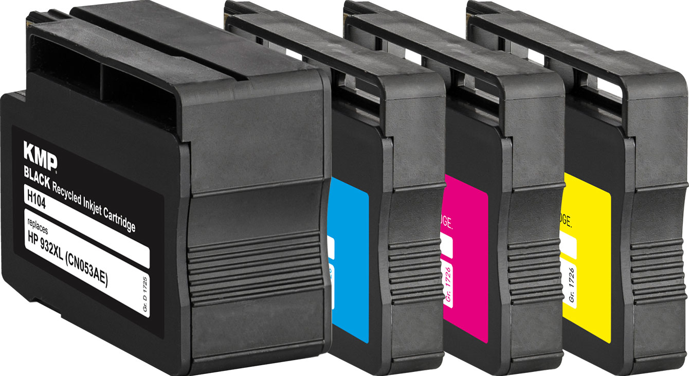 KMP Tintenpatronen Multipack ersetzt HP 932XL + 933XL (C2P42AE)