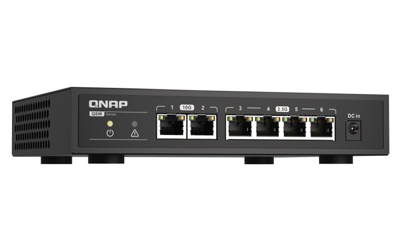 QNAP QSW-2104-2T 10/2,5 GbE Switch Unmanaged 6-Port