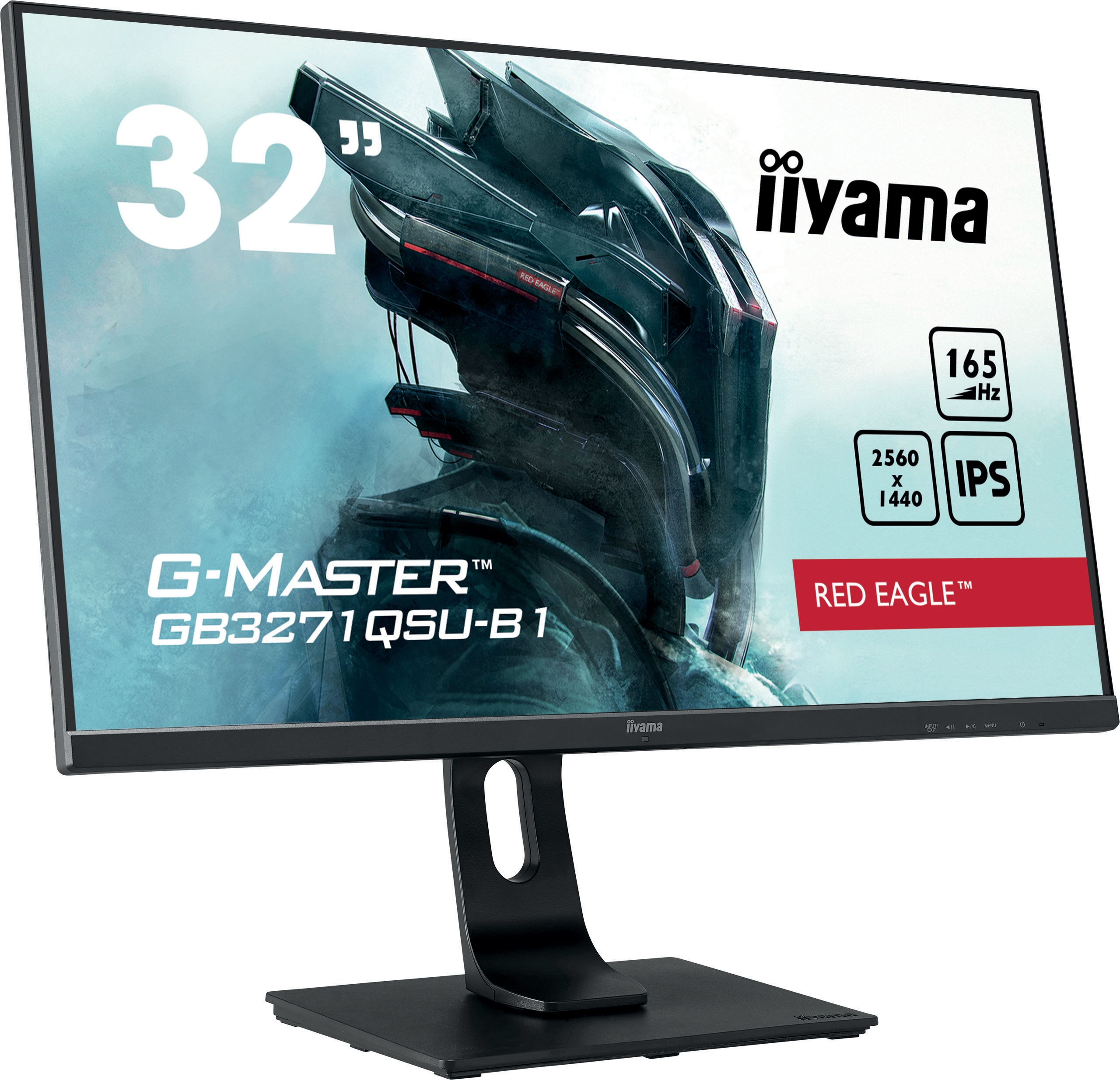 iiyama G-Master GB3271QSU-B1 80cm (31.5") WQHD IPS Monitor HDMI/DP 165Hz 1ms