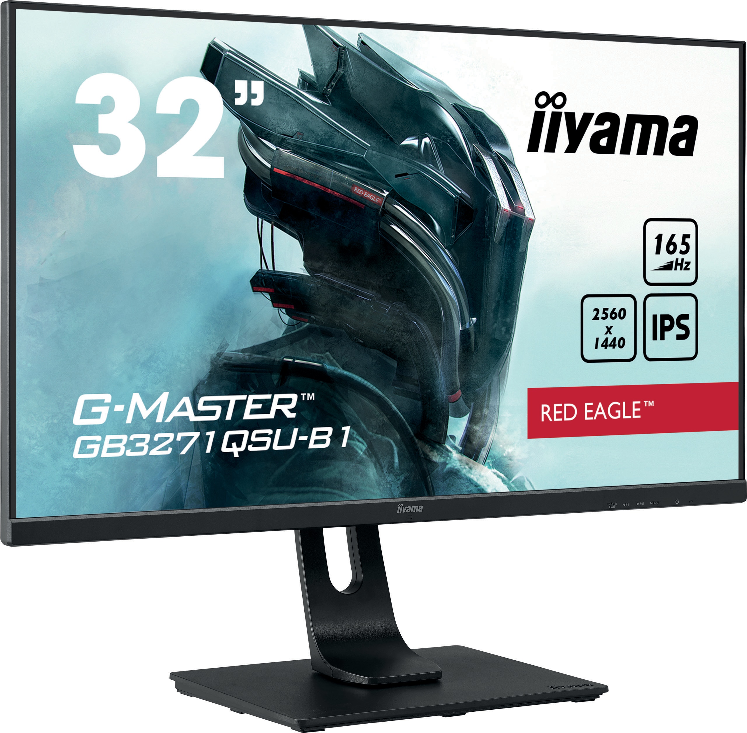 iiyama G-Master GB3271QSU-B1 80cm (31.5") WQHD IPS Monitor HDMI/DP 165Hz 1ms