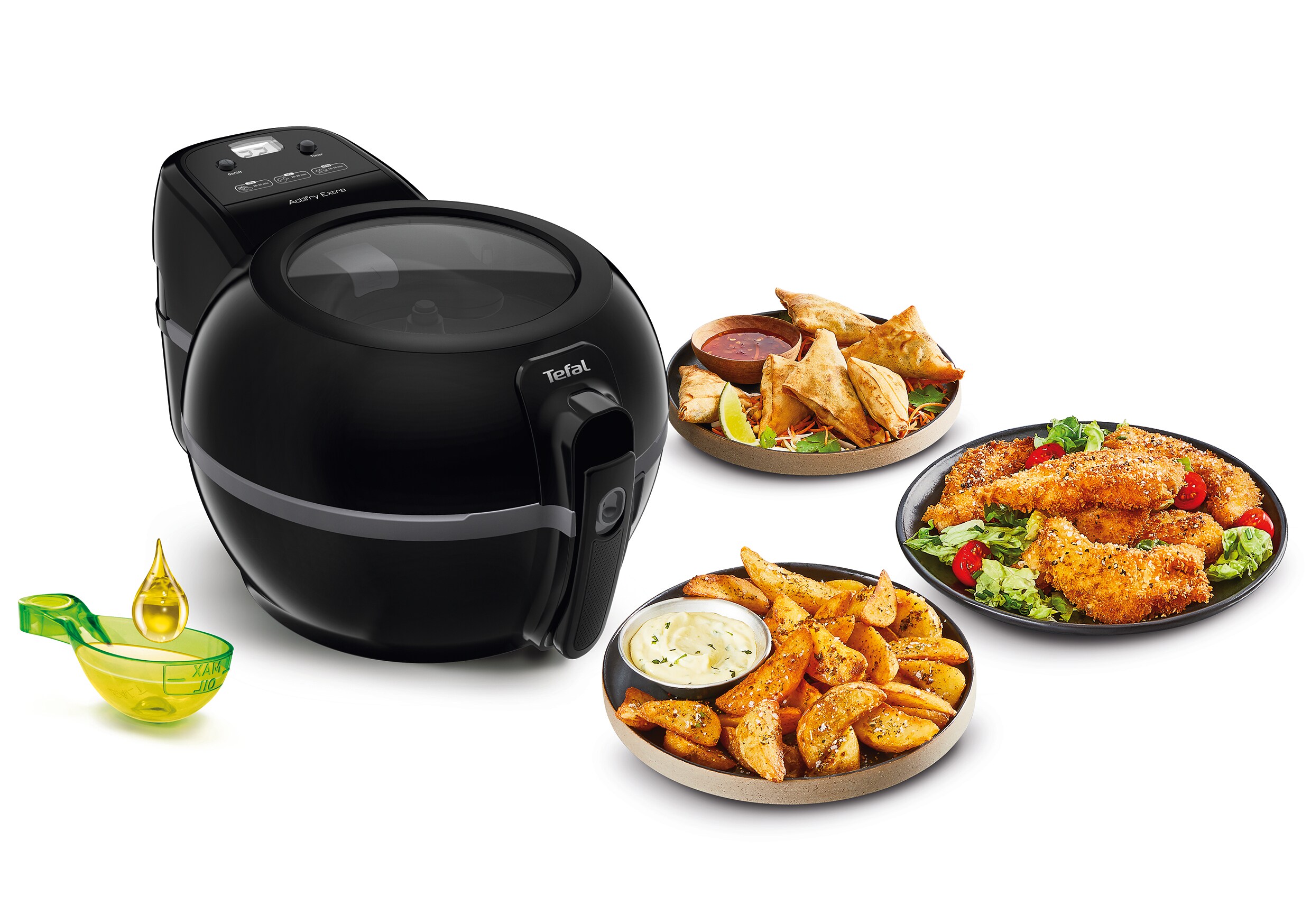 Tefal FZ7228 ActiFry Extra Heißluft-Fritteuse schwarz 1,2kg