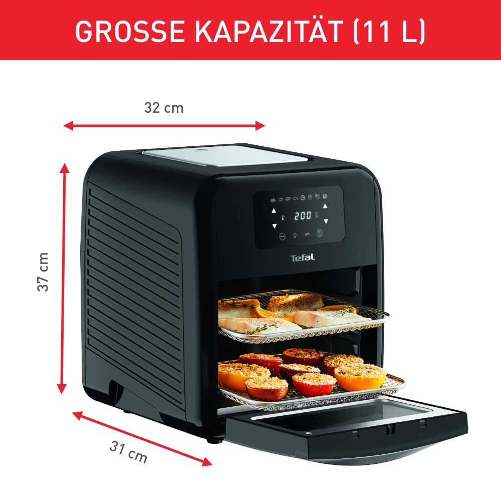 Tefal FW5018 EasyFry Heißluftfritteuse, Ofen, Grill, 2000W, 11l