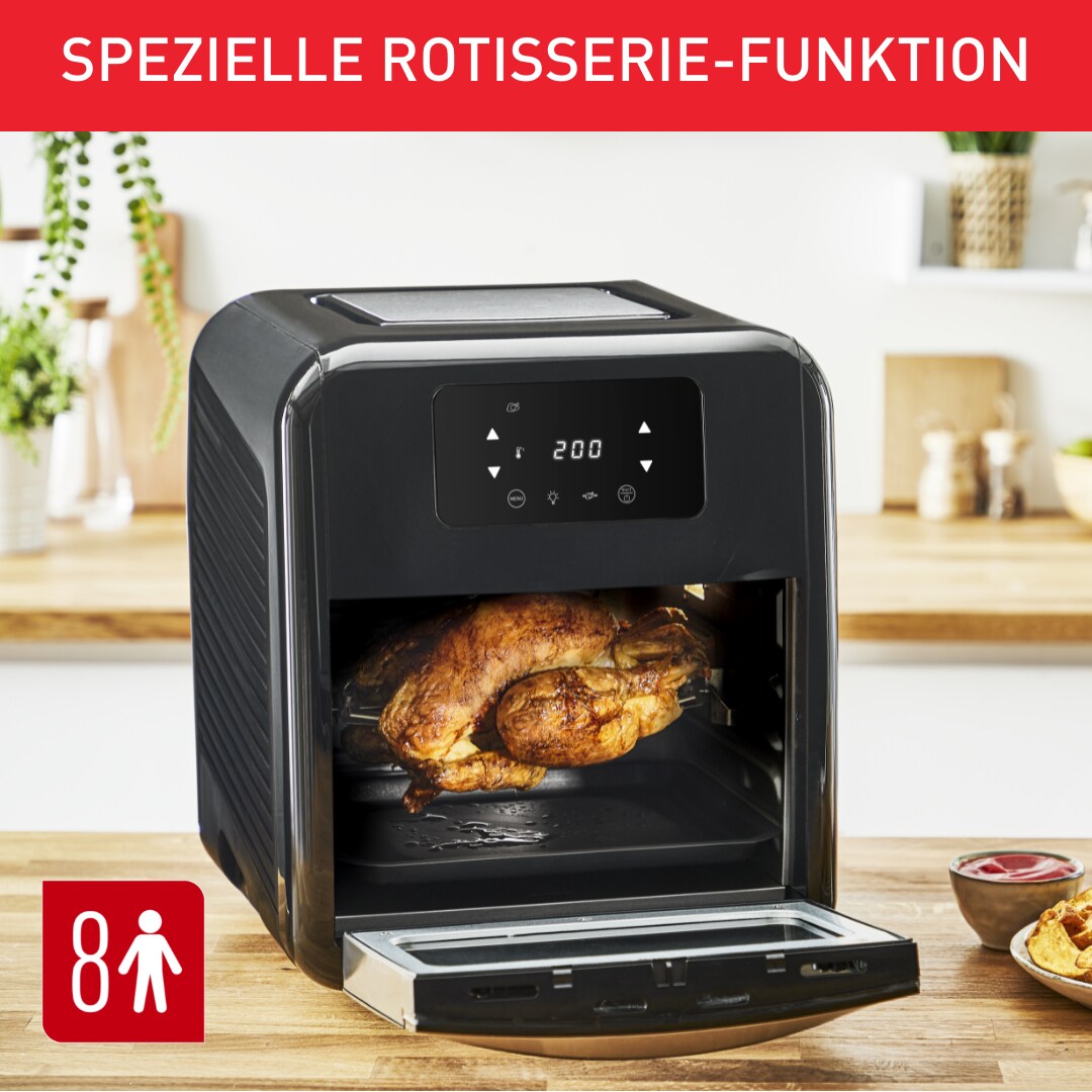 Tefal FW5018 EasyFry Heißluftfritteuse, Ofen, Grill, 2000W, 11l