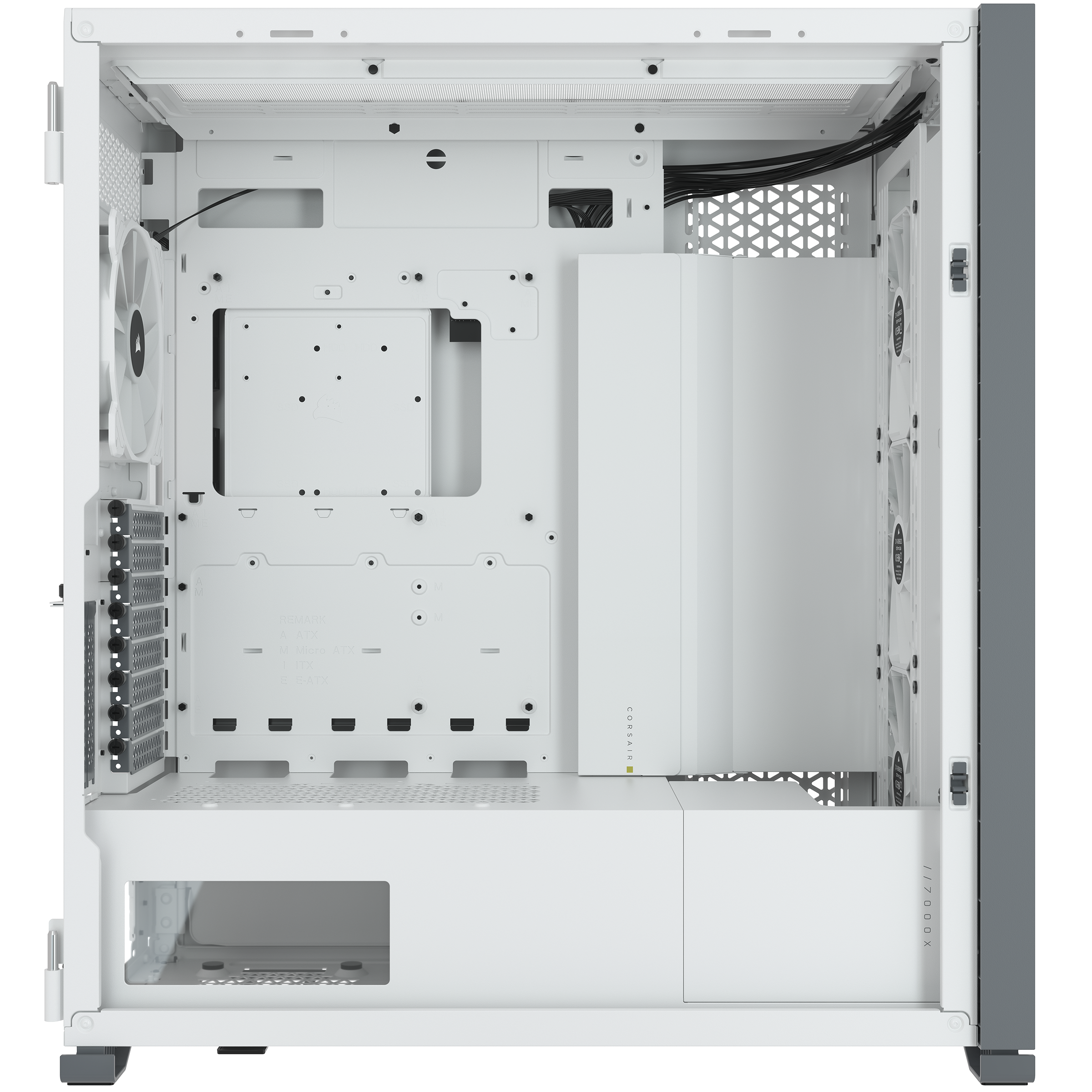 Corsair iCue 7000X RGB White Full Tower Gaming Gehäuse mit Glas Seitenfenster