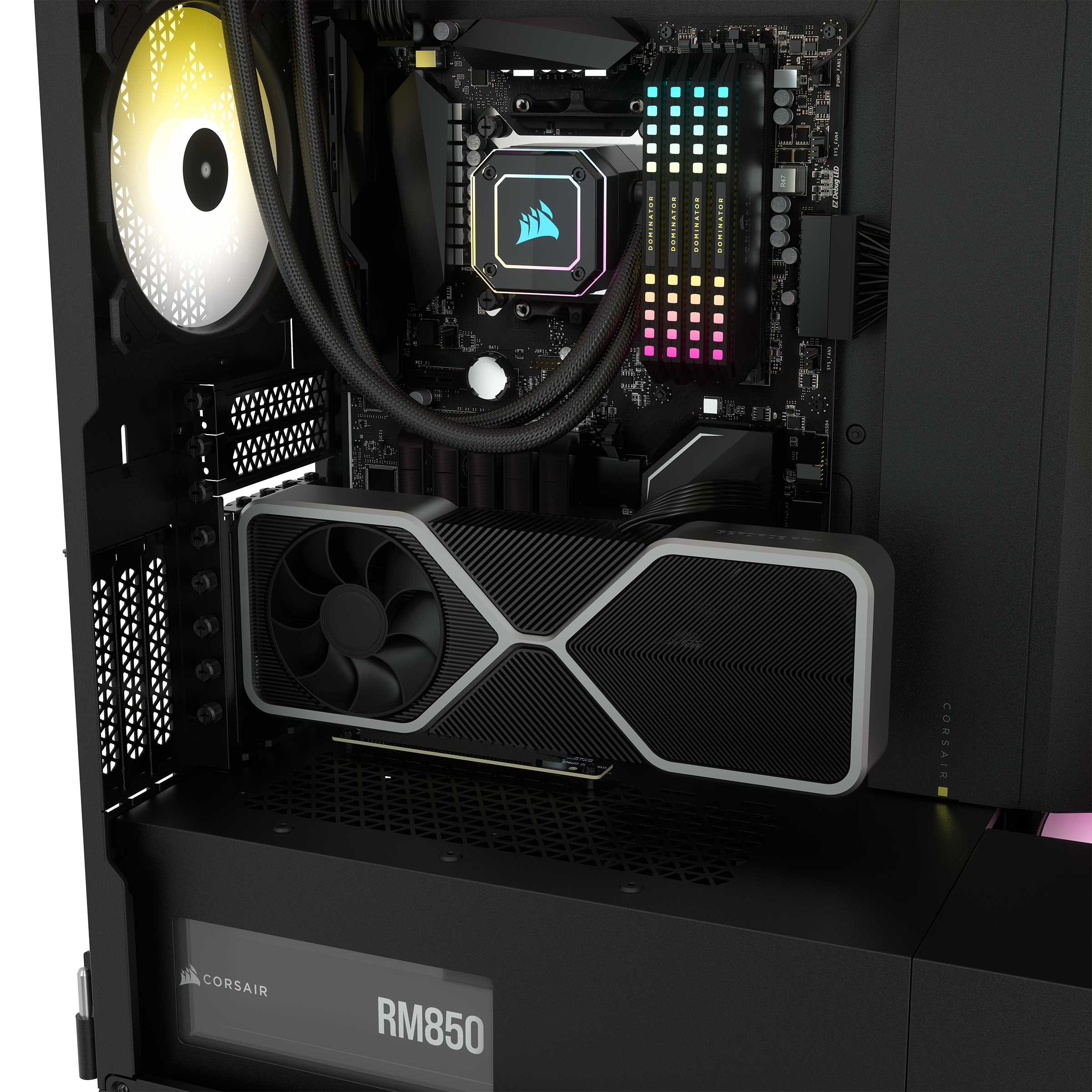 Corsair 7000D Airflow Black Full Tower Gaming Gehäuse mit Glas Seitenfenster