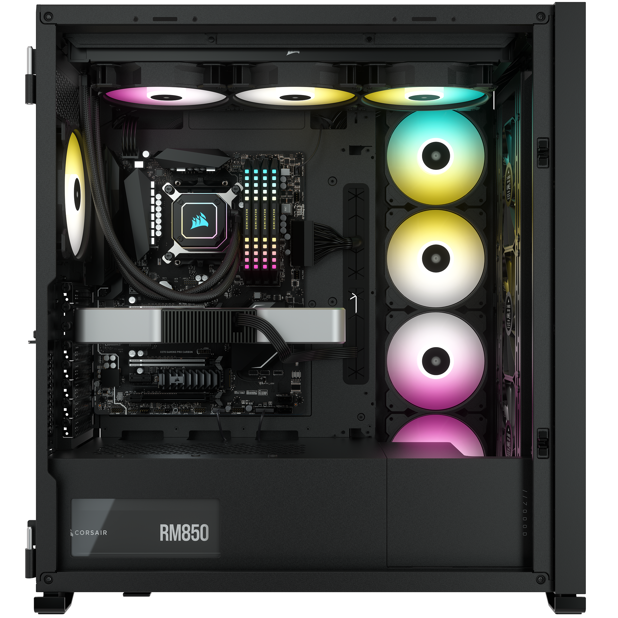 Corsair 7000D Airflow Black Full Tower Gaming Gehäuse mit Glas Seitenfenster