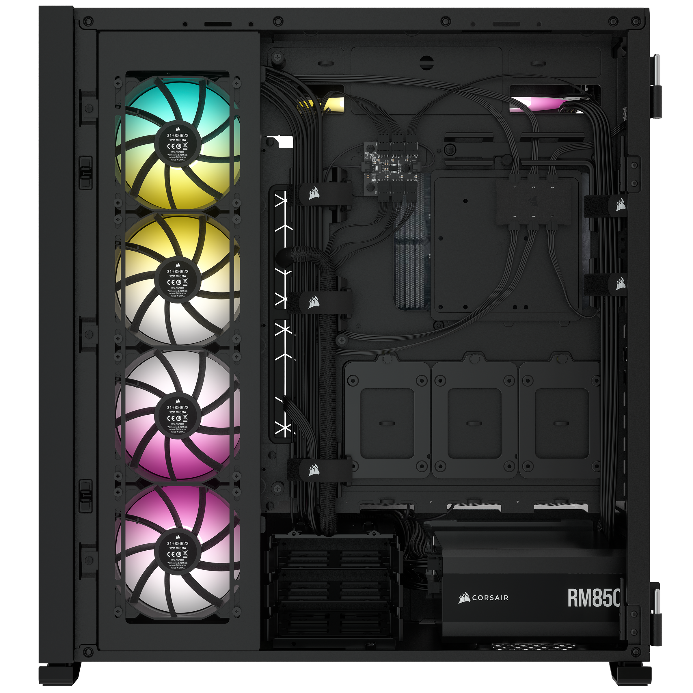 Corsair 7000D Airflow Black Full Tower Gaming Gehäuse mit Glas Seitenfenster