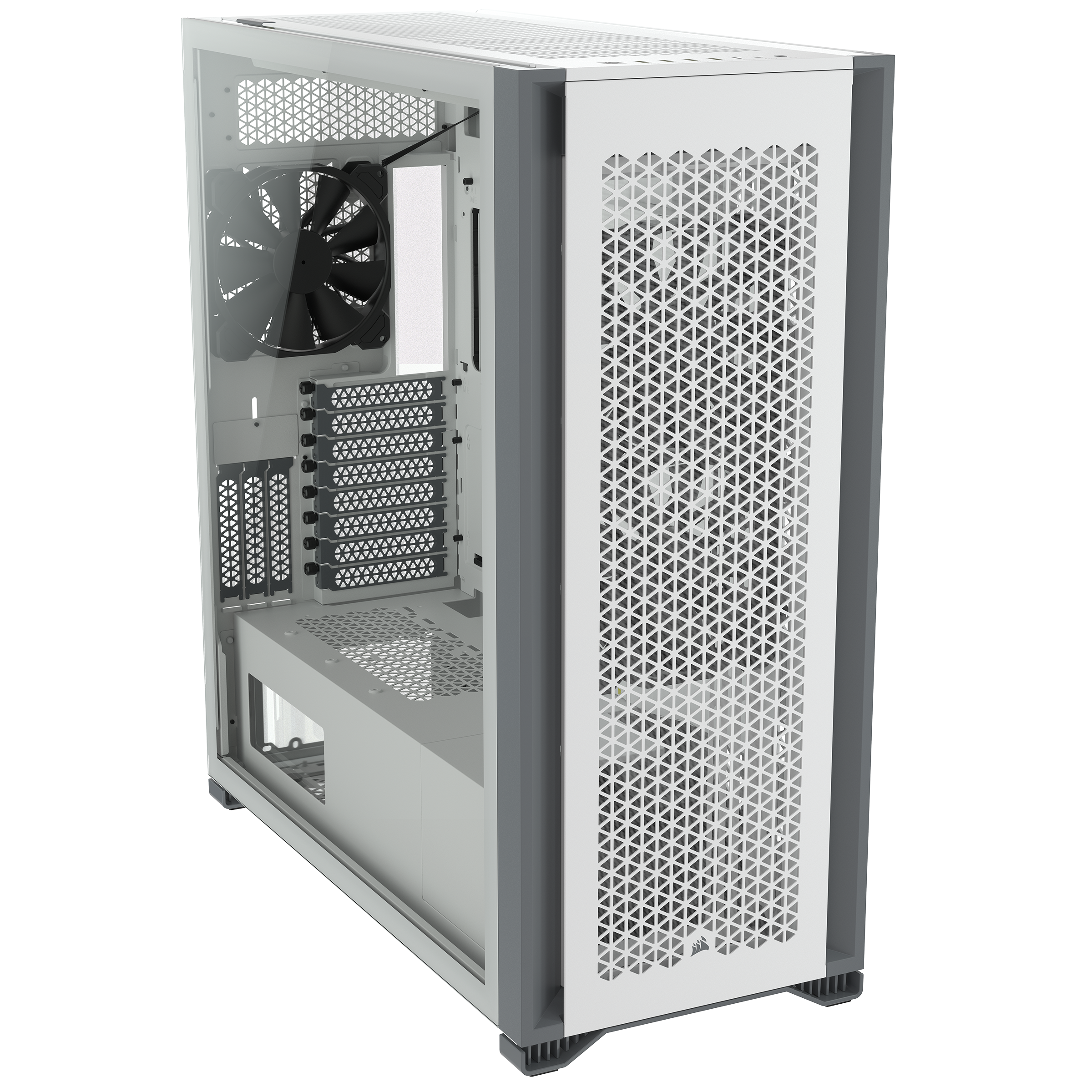 Corsair 7000D Airflow White Full Tower Gaming Gehäuse mit Glas Seitenfenster