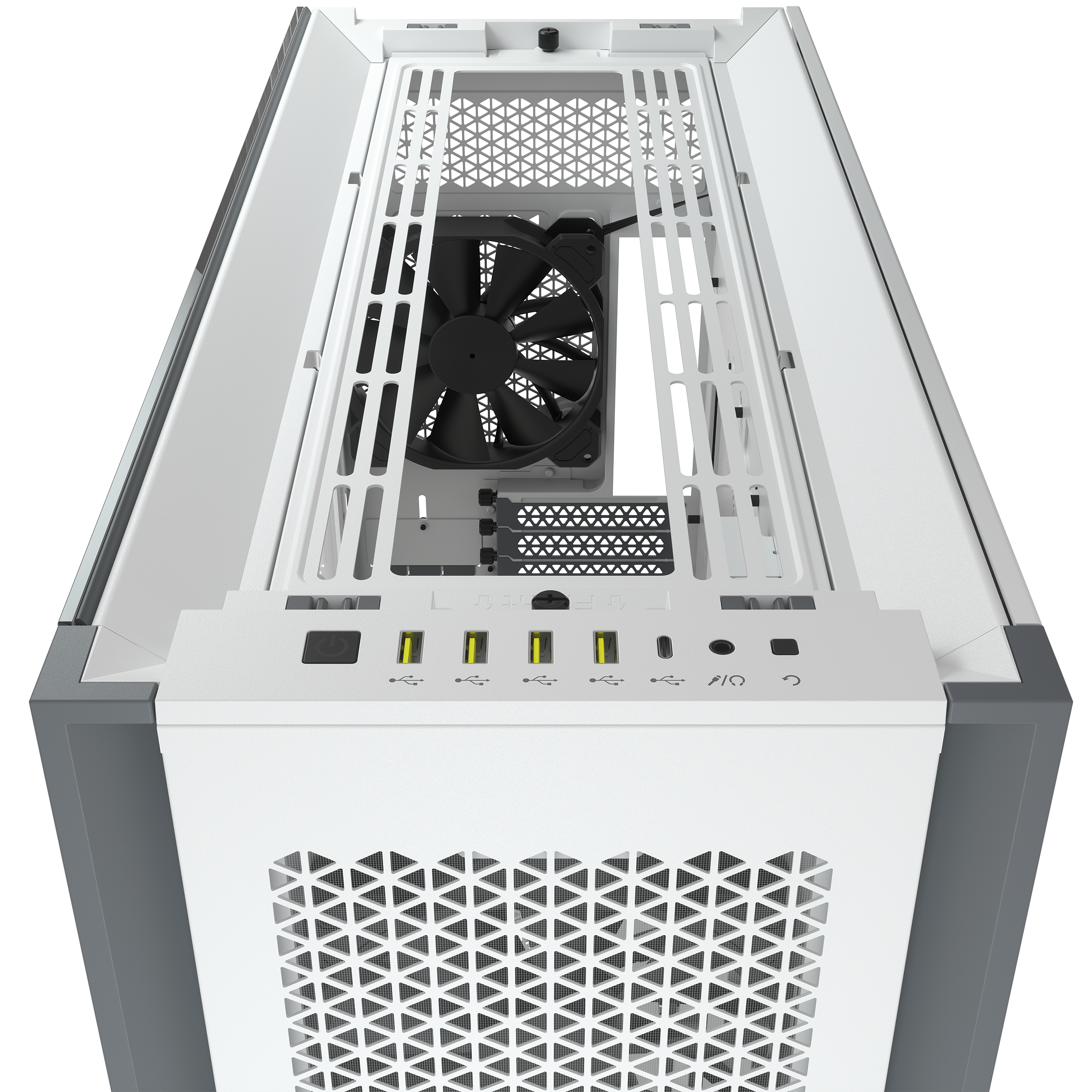 Corsair 7000D Airflow White Full Tower Gaming Gehäuse mit Glas Seitenfenster